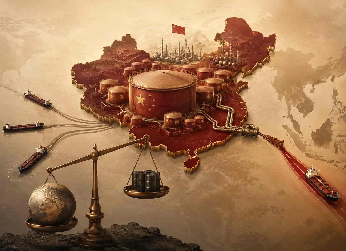افزایش قیمت سوخت در چین؛ دولت دوباره اثر جهش نفت جهانی را مهار کرد